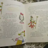 Ilustracje do piosenki Artura Andrusa alfabetycznie: królewna, król i marszałek dworu. Królewna ma 20 lat i studiuje.