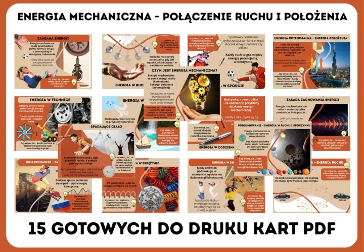 Energia mechaniczna to ruch i położenie. Sportowcy, huśtawki, a nawet Ziemia krążąca wokół Słońca – to wszystko przykłady, jak działa energia, allegro ma non troppo.