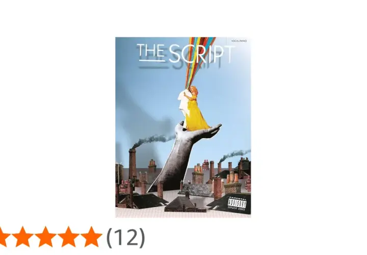 Okładka albumu "The Script" z parą obejmującą się pod tęczą, unoszoną przez dłoń nad miastem. To muzyczne **breakeven** w emocjach.