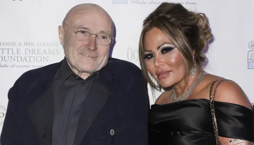 Phil Collins z żoną Orianne na gali fundacji Little Dreams.