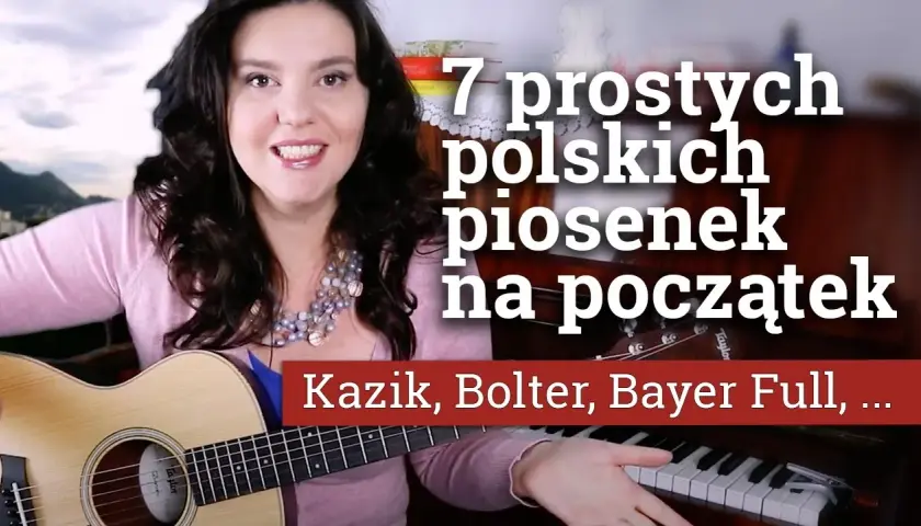 Teksty piosenek na gitarę z chwytami – łatwe utwory dla każdego gitarzysty