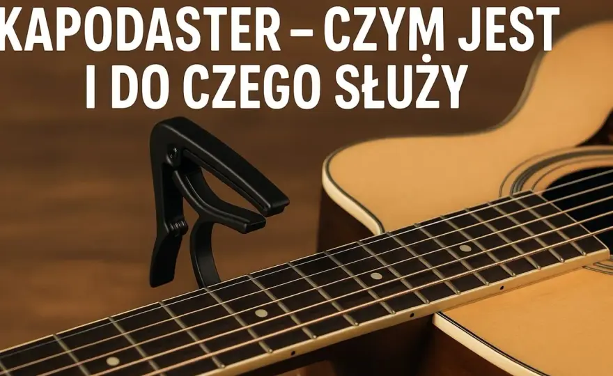 Kapodaster na gitarze - jak działa i kiedy naprawdę pomaga