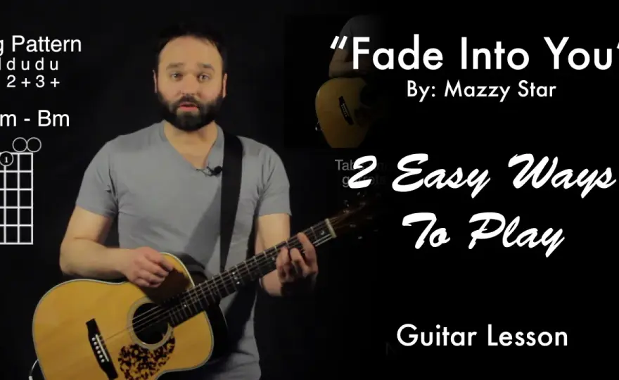 Fade Into You chwyty na gitarę - prosta wersja z capo 2