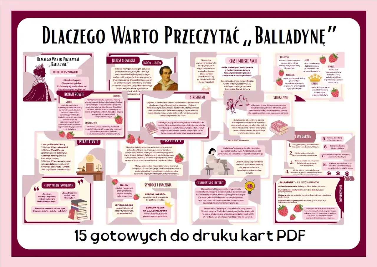 Cysorz, który pragnie władzy, jest głównym bohaterem dramatu "Balladyna". Jego ambicja prowadzi do zbrodni i upadku moralnego.