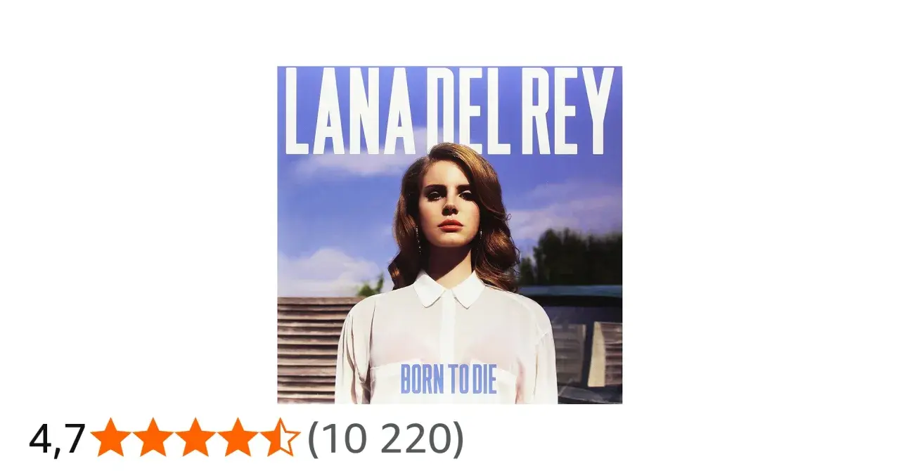 Okładka albumu Lany Del Rey "Born to Die". Tłumaczenie tytułu na polski to "Urodzona by umrzeć".