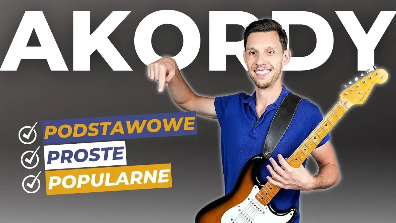 Zdjęcie Nauka gry na gitarze chwyty - proste akordy dla początkujących