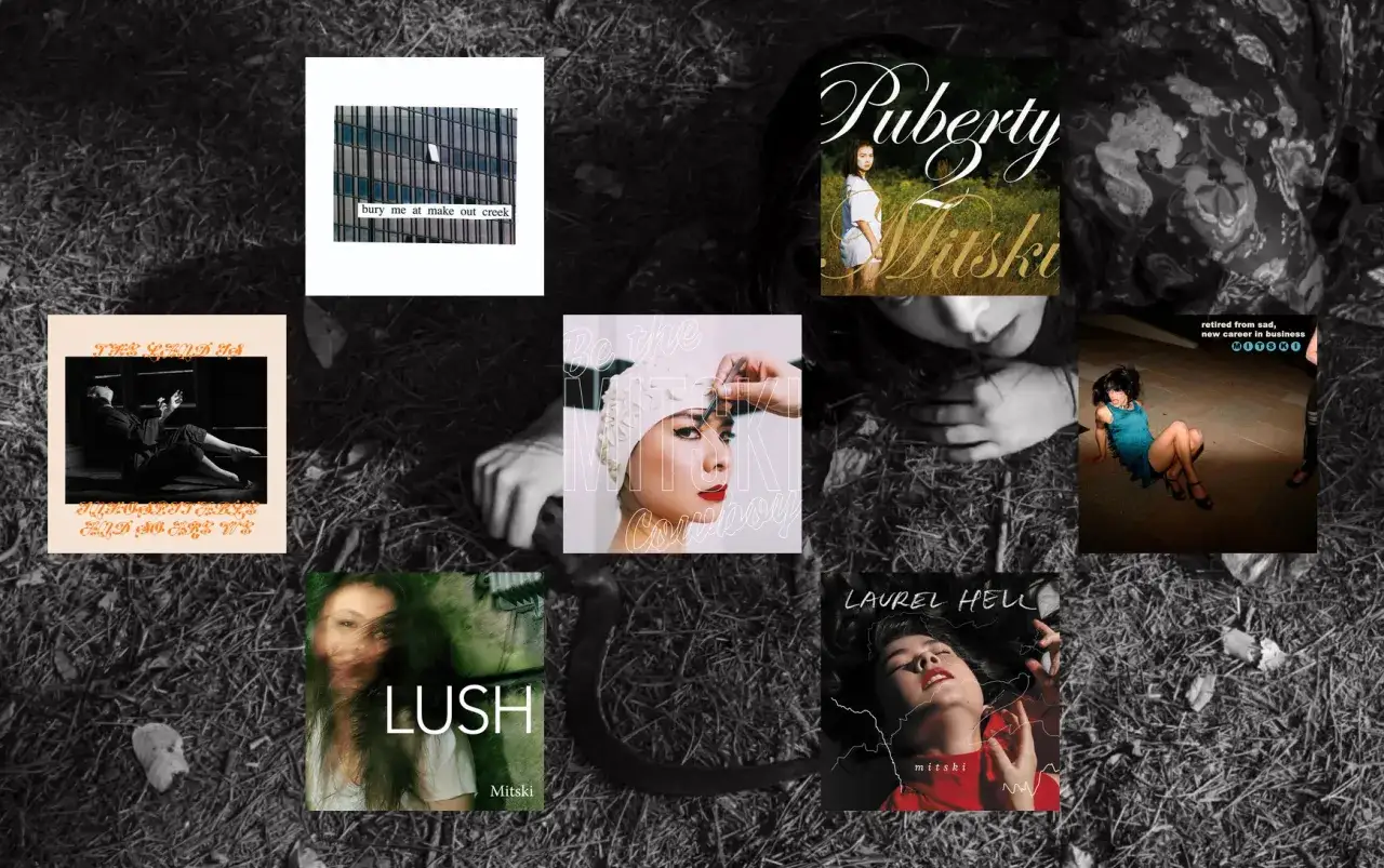 Kolaż okładek albumów Mitski: 